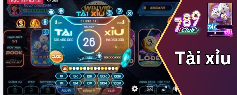 Game Tài Xỉu Uy Tín: Trải Nghiệm game tài xỉu tại 789club 4 Giới thiệu về game tài xỉu